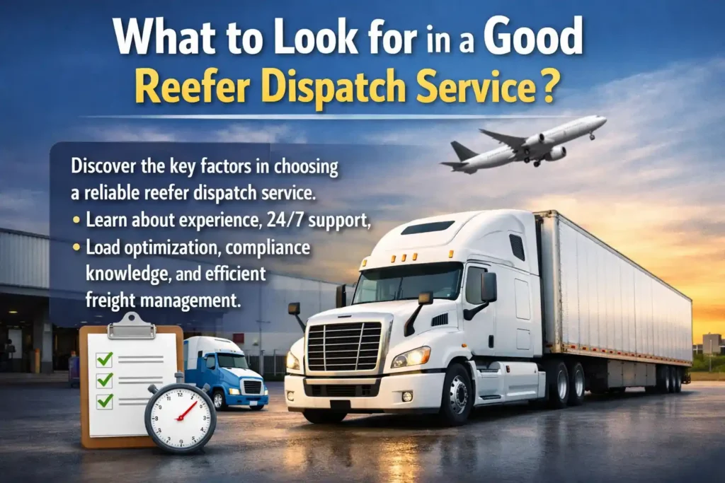 What to Look for in a Good Reefer Dispatch Service