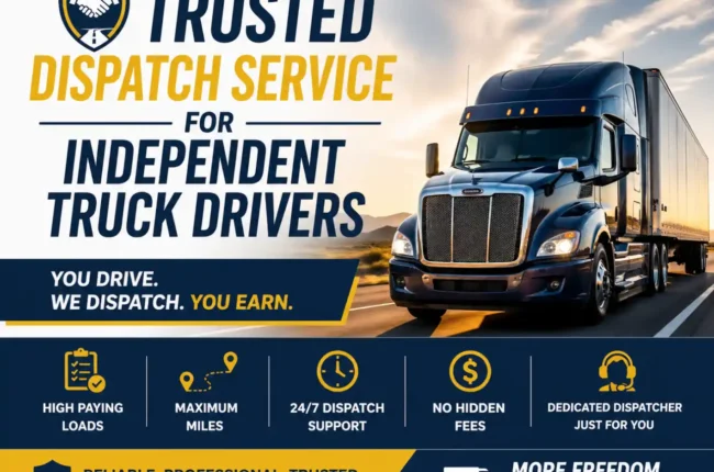 Trusted Dispatch Service for Independent Truck Drivers