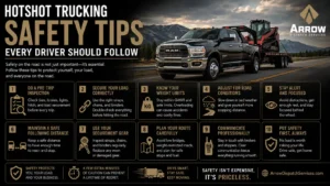 Hotshot Trucking Safety Tips Every Driver Should Follow