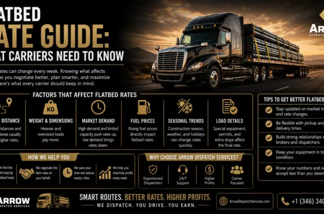 Flatbed Rate Guide: What Carriers Need to Know