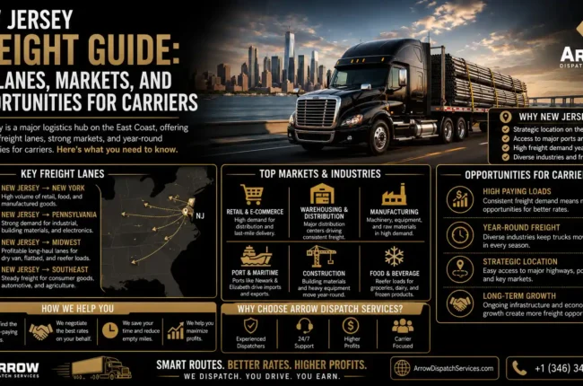 New Jersey Freight Guide: Key Lanes, Markets, and Opportunities for Carriers