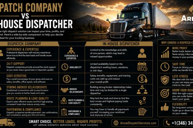 Dispatch Company vs In-House Dispatcher
