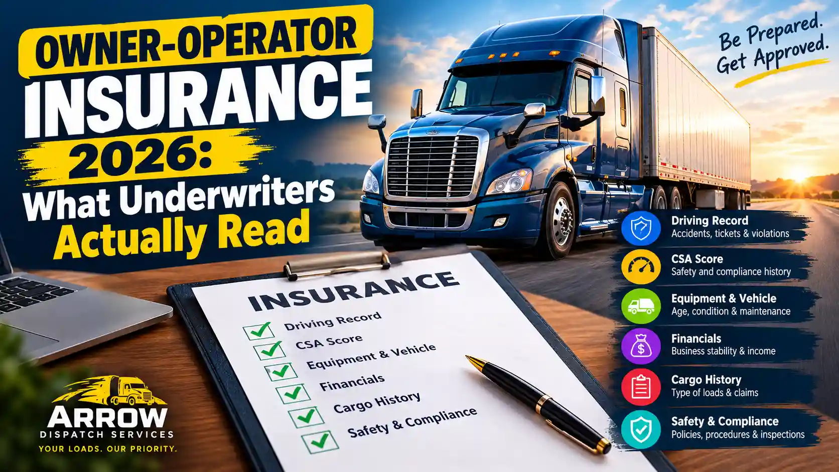 Owner-Operator Insurance 2026: What Underwriters Actually Read