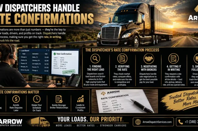 How Dispatchers Handle Rate Confirmations